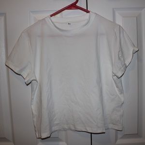Plain White Crop Top